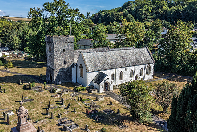 St Cadoc’s (or St Cadog’s) Church in Llancarfan, the Vale of Glamorgan