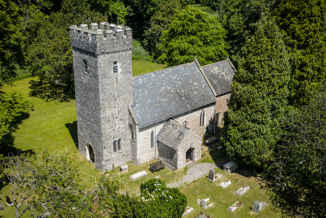 St Illtyd's Church in Llantrithyd, Vale of Glamorgan